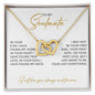 To my Soulmate | Interlocking Hearts necklace