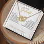To my Soulmate | Interlocking Hearts necklace