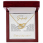 To my Soulmate | Interlocking Hearts necklace