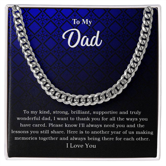 To My Dad | Cuban Link Chain