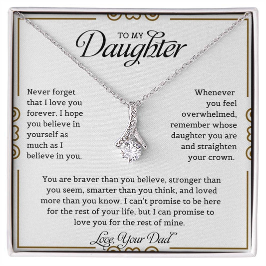 To My Daughter  | Alluring Beauty necklace